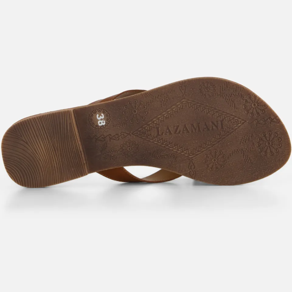Lazamani slippers cognac, foto 5