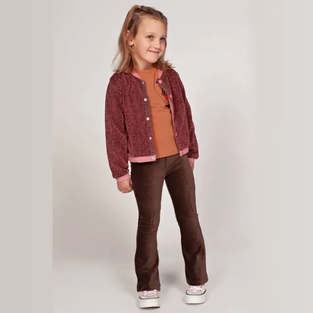 Jubel City Chic flared broek bruin