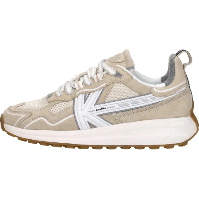 Kaotiko Detroit Tech lage sneakers beige, foto 2