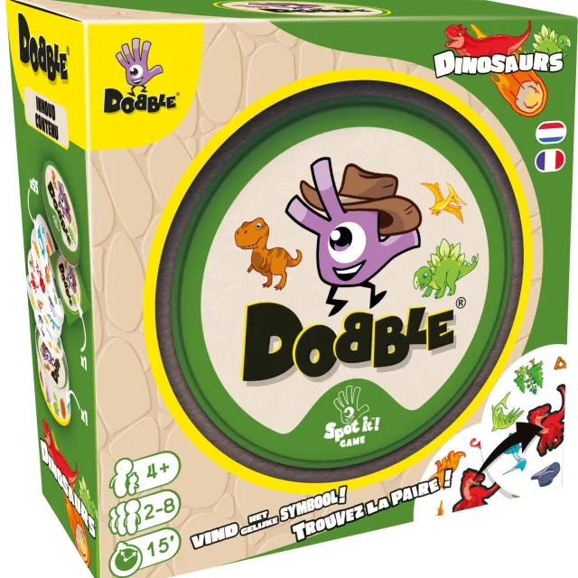Zygomatic Board Game Studio Zygomatic Dobble Dinosaurs kaartspel, foto 2