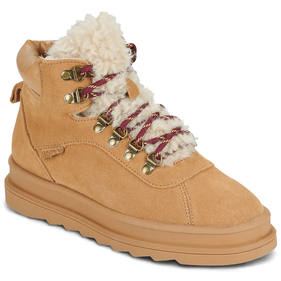 Colors of California Bodie01 suède veterboots met profielzool - beige, foto 2