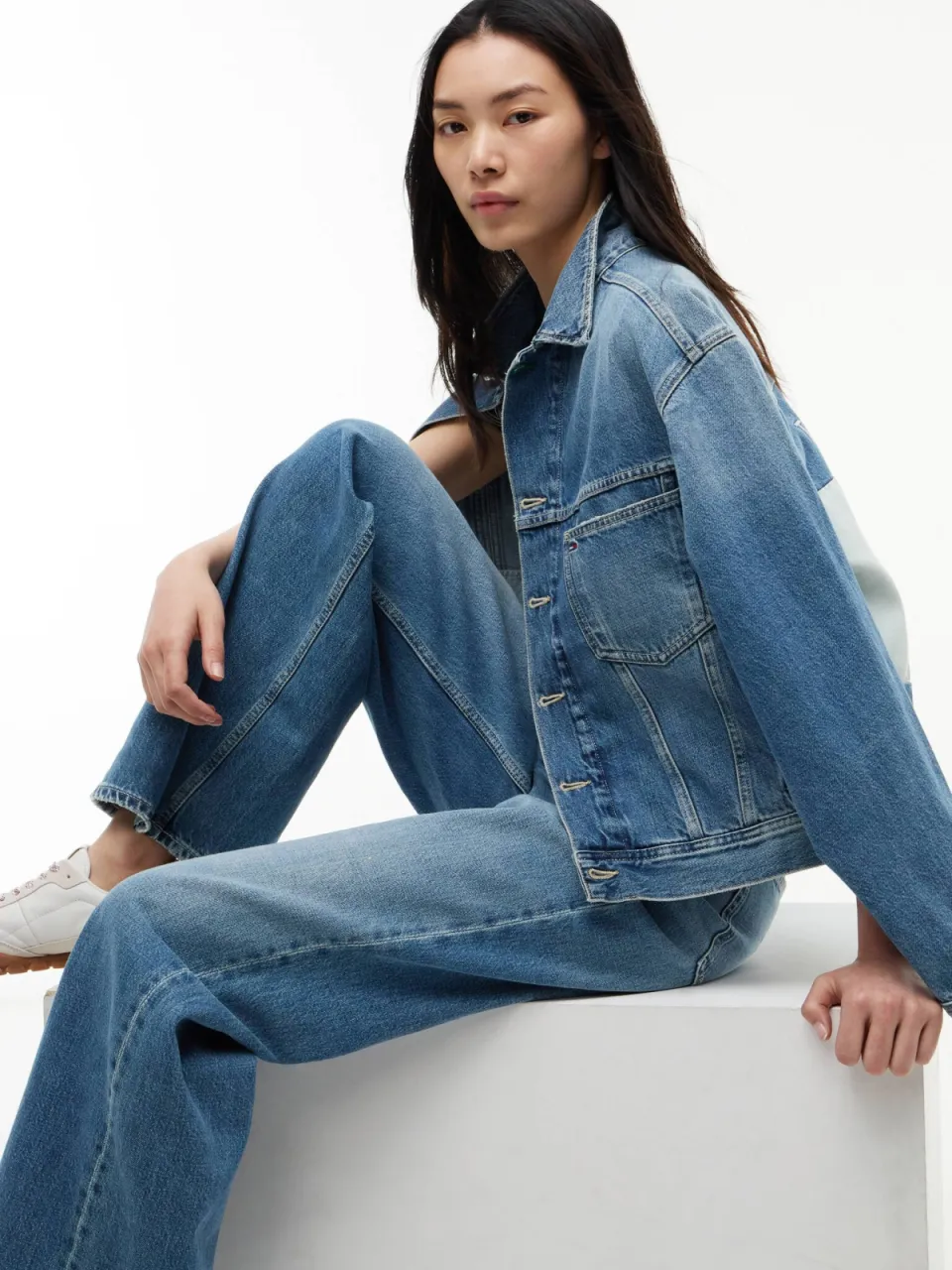 Tommy Jeans wide leg jeans - medium blue, foto 5