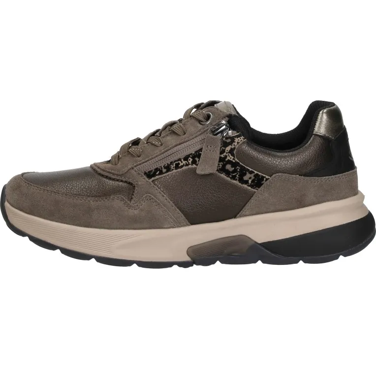 Gabor Rollingsoft veterschoenen taupe, foto 2
