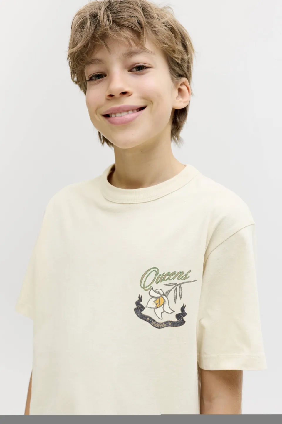 Jack & Jones Junior T-shirt ecru, foto 4