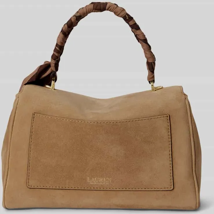 Lauren Ralph Lauren Farrah satchel small handtas bordeaux, foto 3