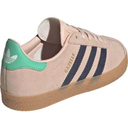 Adidas Originals Gazelle sneakers beige/donkerblauw, foto 4