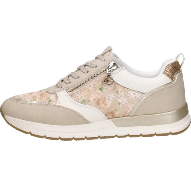 Tamaris lage sneakers beige, foto 2