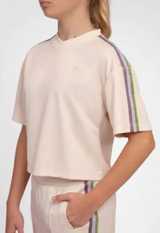 Nik & Nik boxy T-shirt beige, foto 5