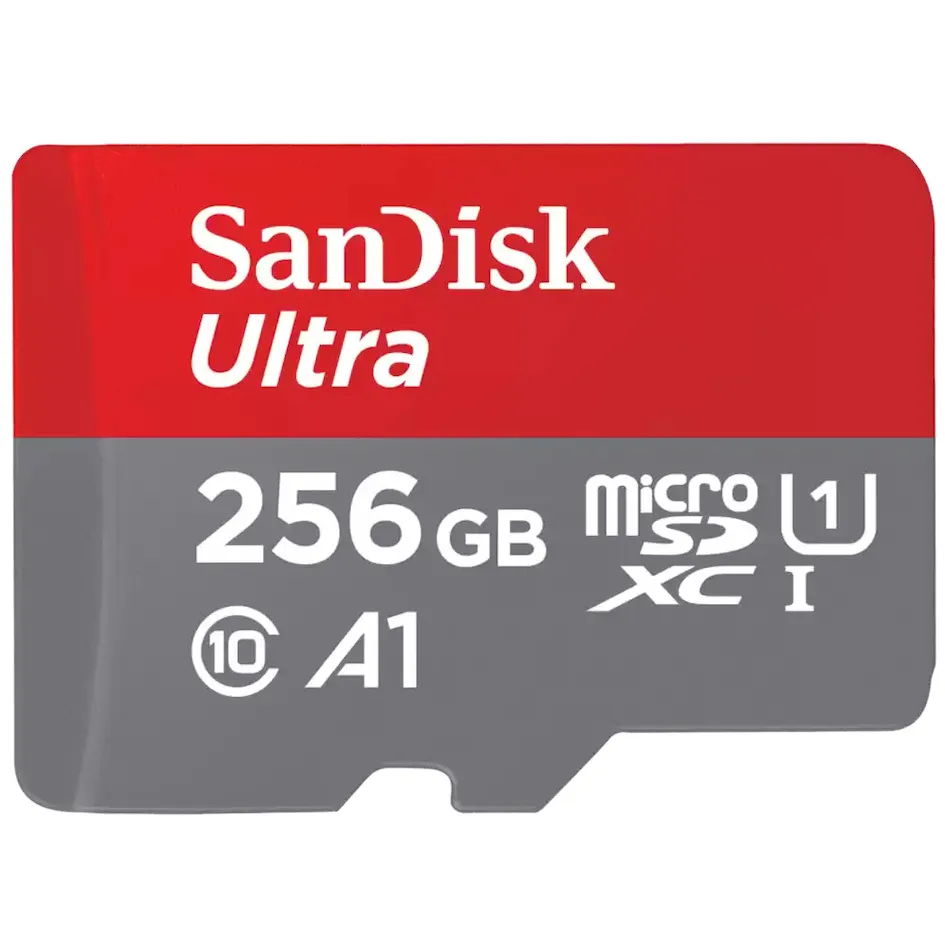 Sandisk Ultra 256GB microSDXC geheugenkaart Grijs