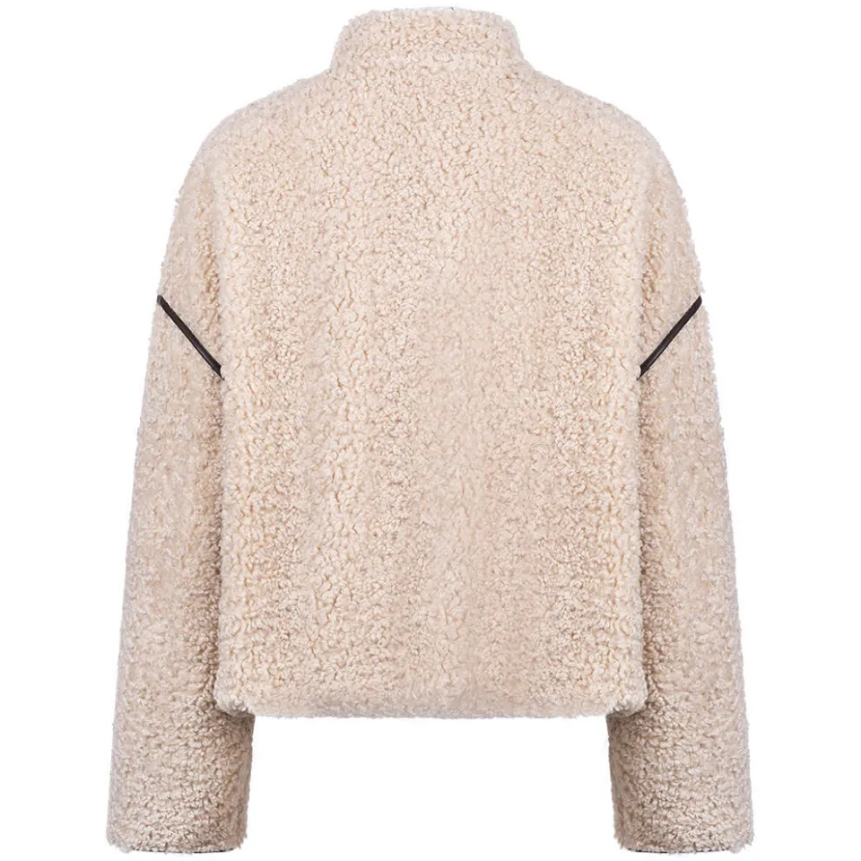 NUKUS teddy jas - beige, foto 3