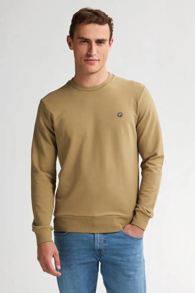 Petrol Industries regular fit sweater - camel Oak