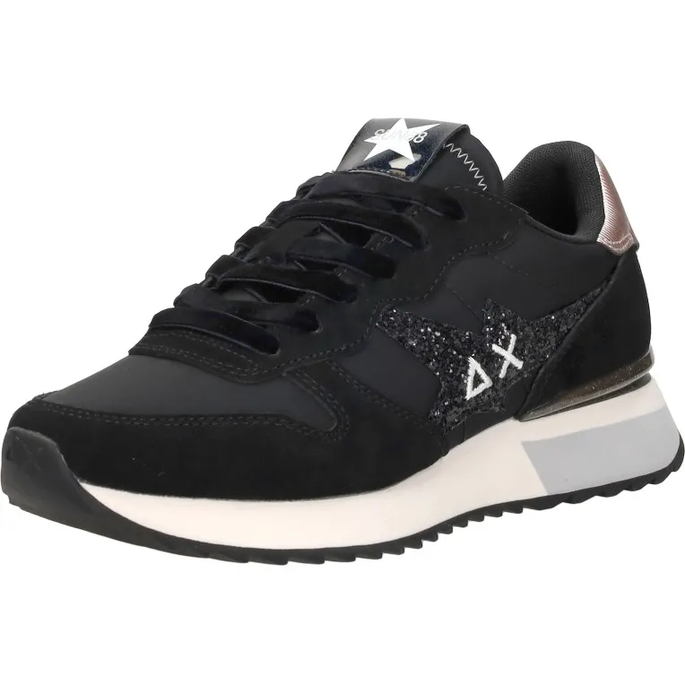 Sun68 Stargirl Glitter Logo sneakers zwart, foto 4