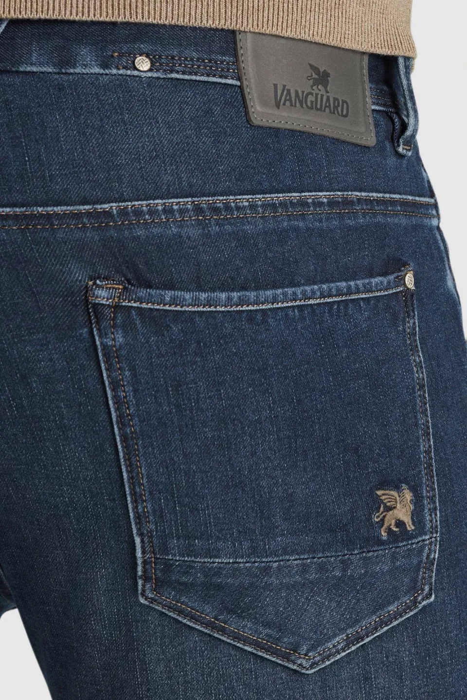 Vanguard slim fit jeans V850 RIDER washed mid blue, foto 5