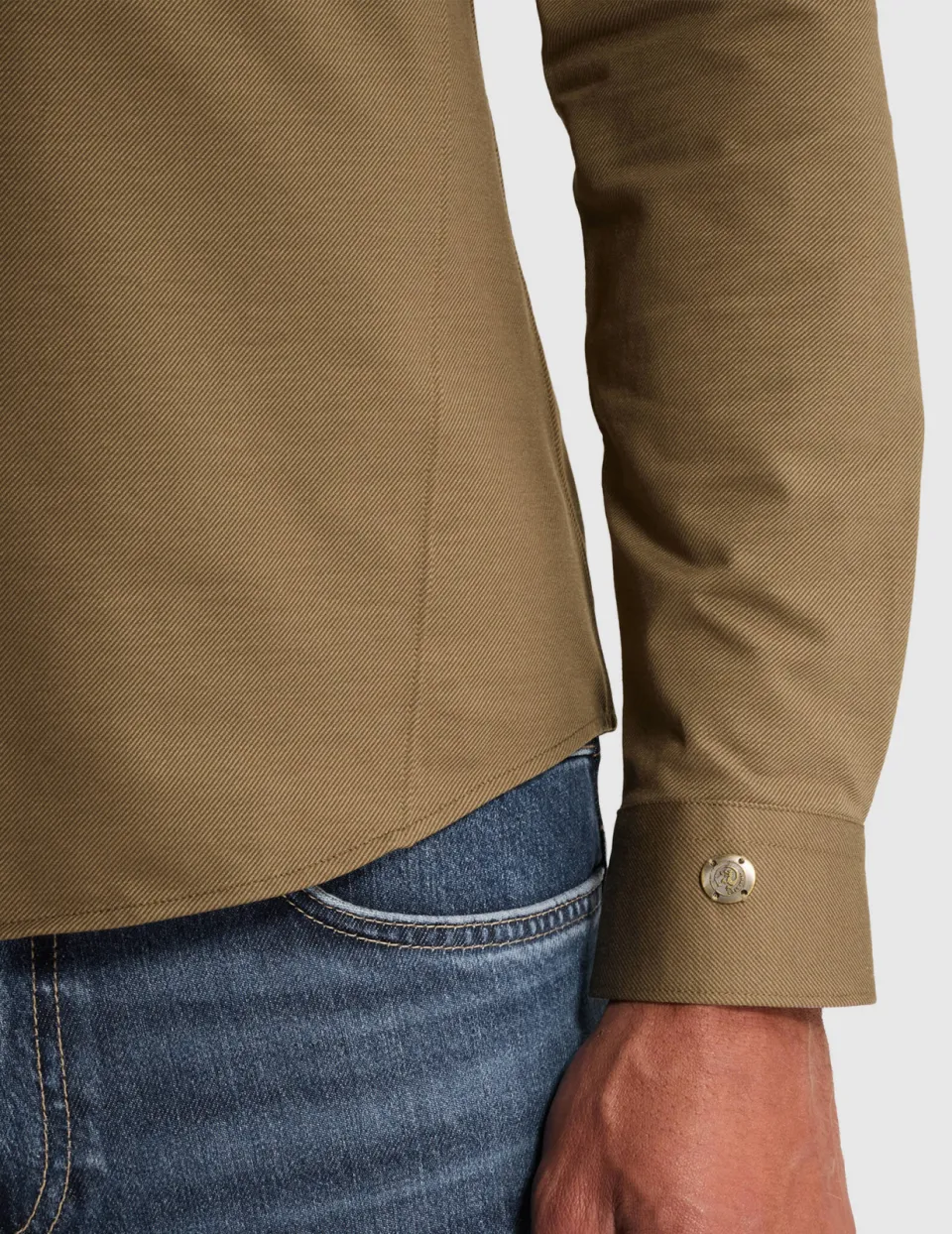 Cast Iron regular fit casual overhemd - bruin, foto 6