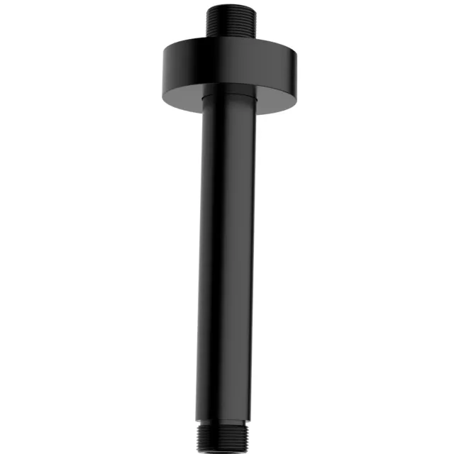 Boss & Wessing BWS Douche-Arm Luxe Rond Plafondbevestiging 30 cm Mat Zwart Wit Chroom