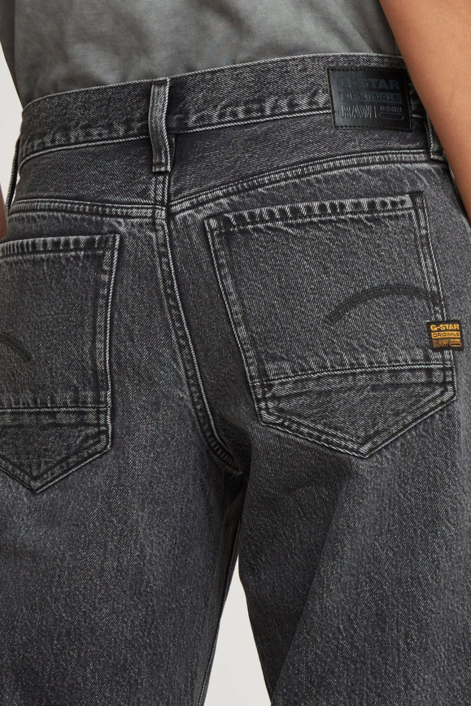 G-Star low waist loose fit jeans black denim, foto 4