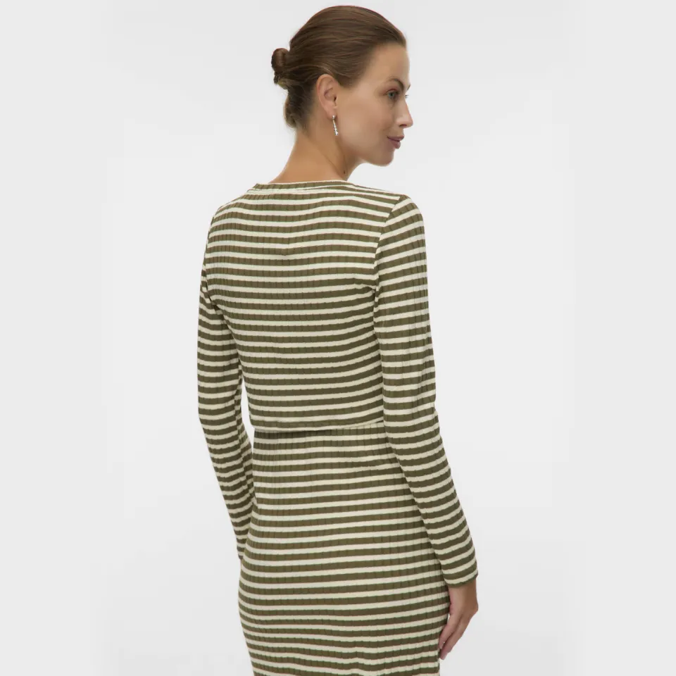 Mamalicious MLELOISE zwangerschaps longsleeve groen, foto 4