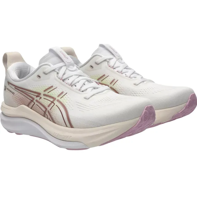 Asics Gel-Kayano 33 hardloopschoenen wit/purper, foto 2