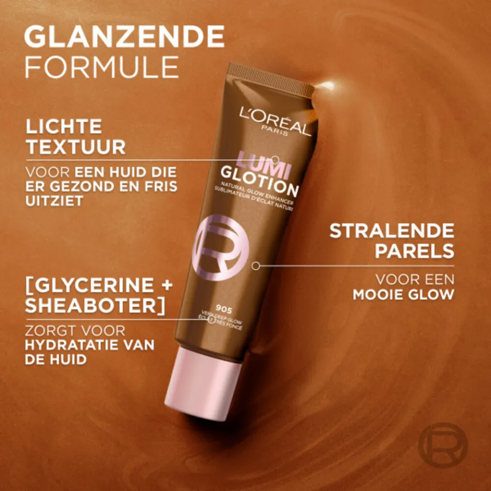 L'oréal LUMI Glotion highlighter 905 Very Deep Glow, foto 5