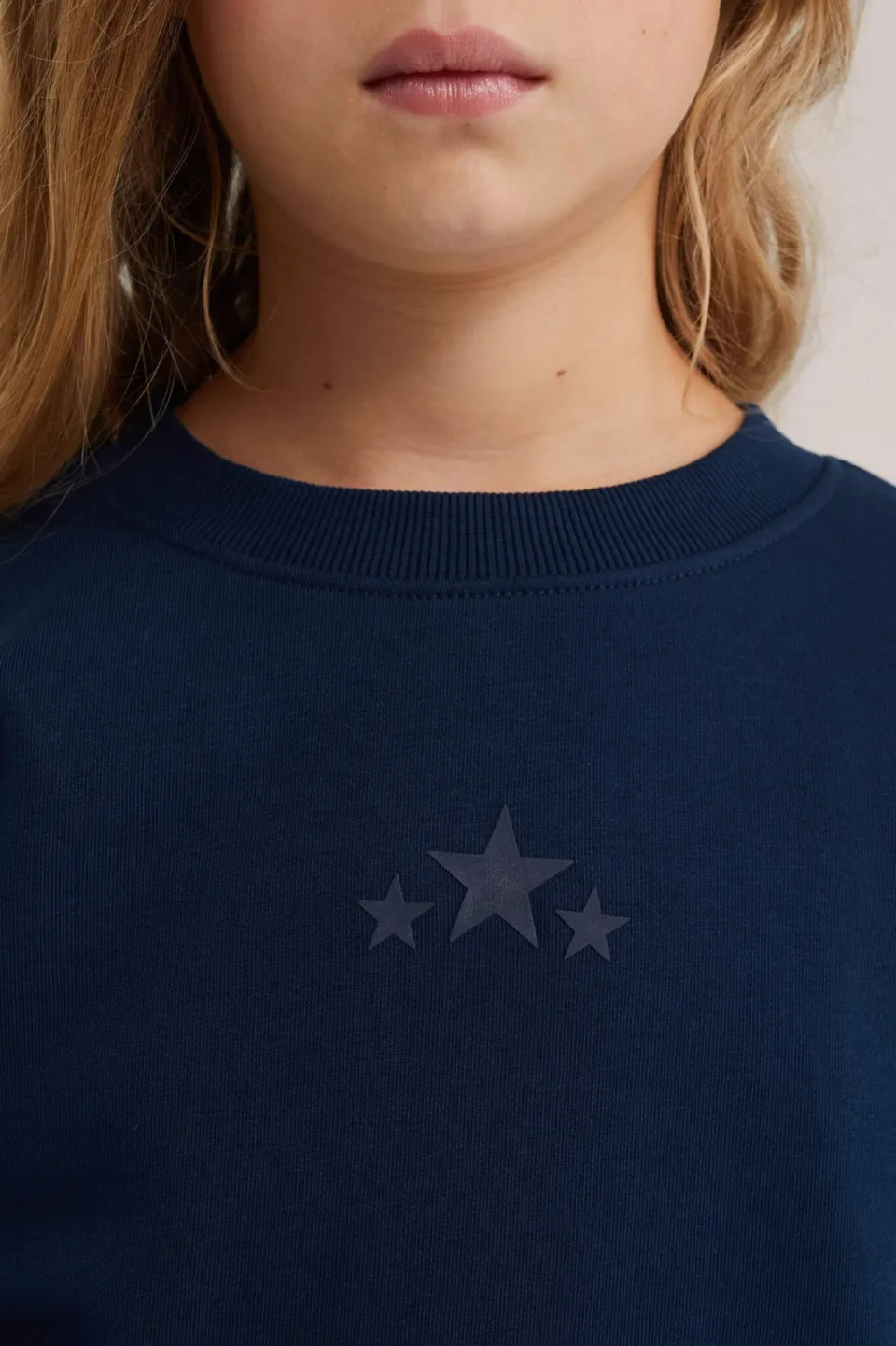 WE Fashion sweater met sterren - donkerblauw, foto 3