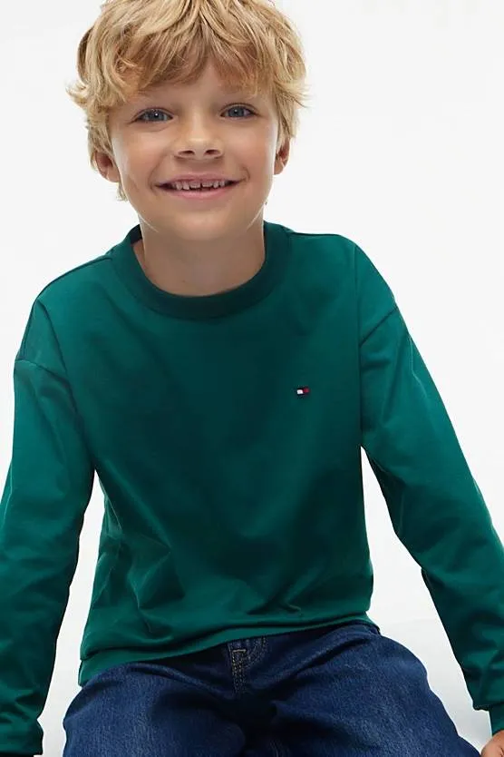 Tommy Hilfiger longsleeve groen, foto 4