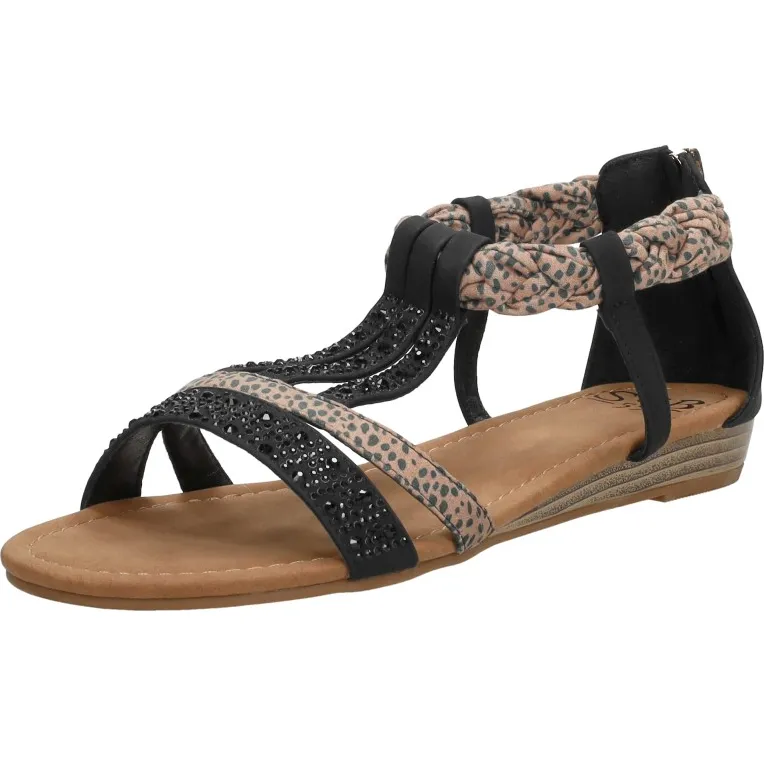 Sub55 sandalen zwart, foto 3