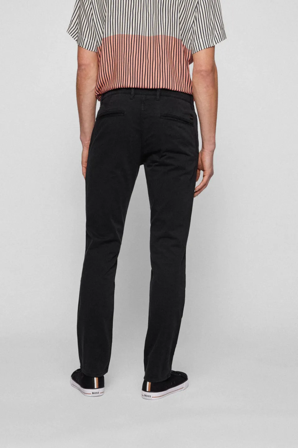 Boss Chino slim fit broek zwart, foto 5