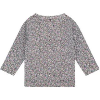 A Tiny Story longsleeve met bloemenprint lila/blauw, foto 2