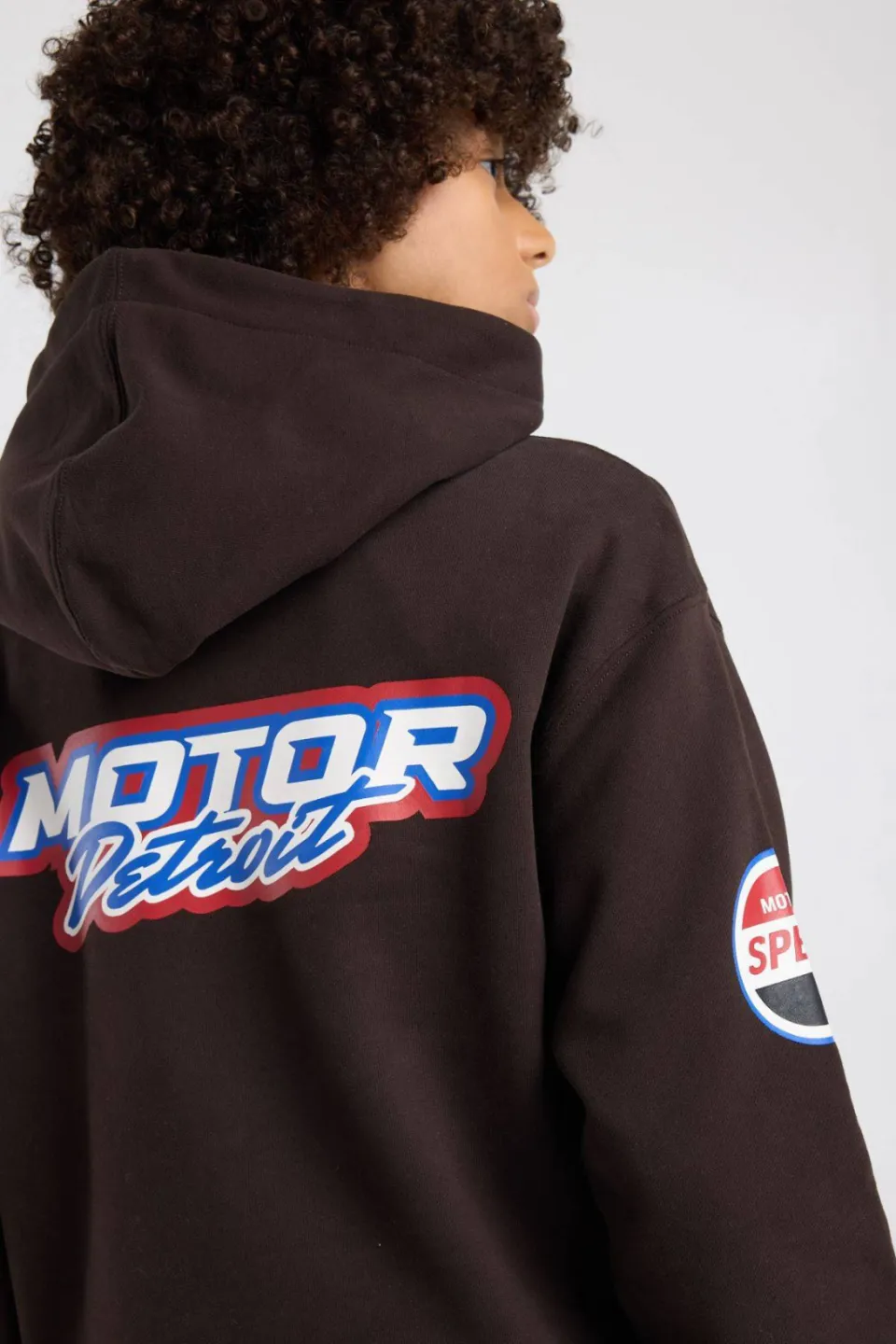 America Today sweater met backprint - bruin, foto 6