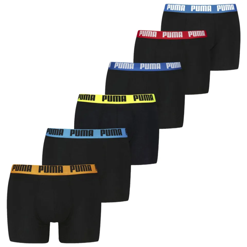 Puma Everyday boxershorts 6-pack zwart, foto 3
