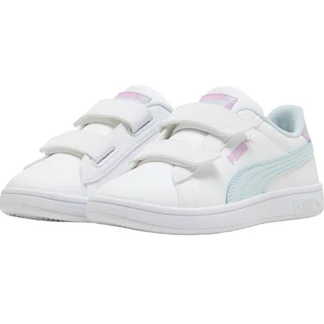Puma Smash 3.0 sneakers - wit/lichtblauw, foto 3