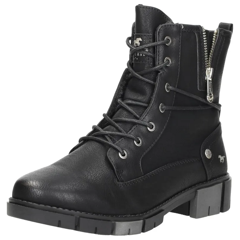 Mustang hoge veterschoenen zwart, foto 3