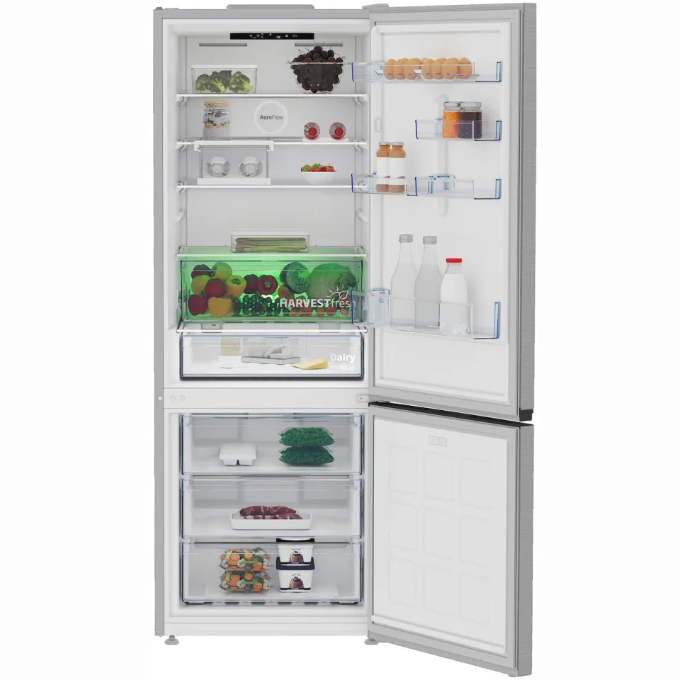 Beko B7RCNE566HXB1 Koel-vriescombinatie Zilver, foto 2