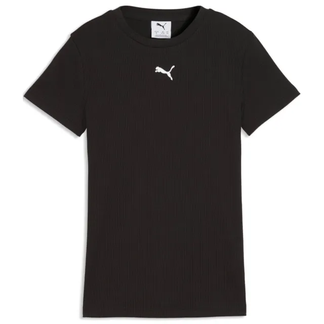 Puma Essential Elevated t-shirt zwart