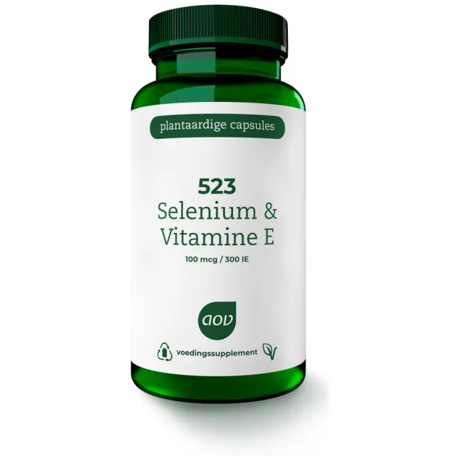 AOV 523 selenium & vitamine E vegacapsules
