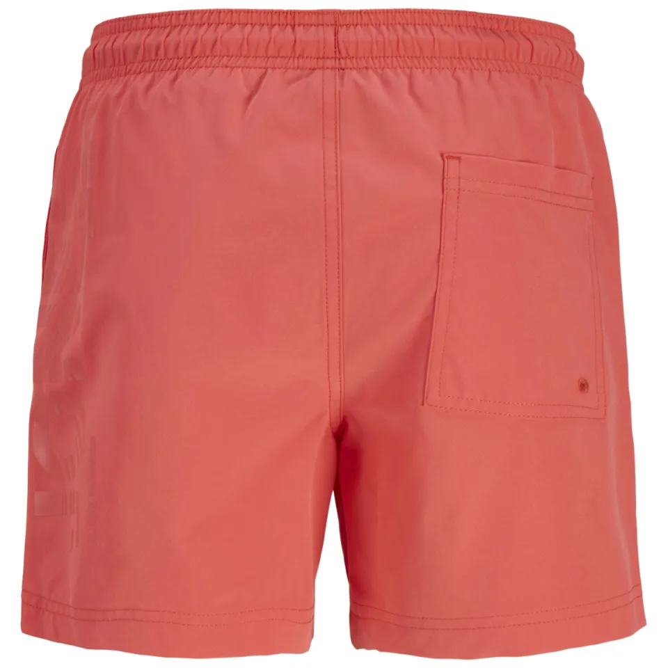 Jack & Jones JUNIOR zwemshort koraalrood, foto 3