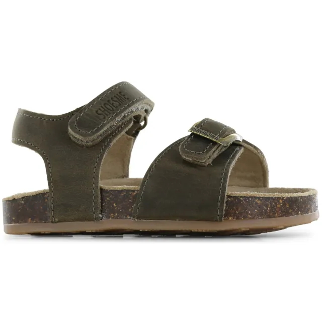 Shoesme leren sandaal kaki