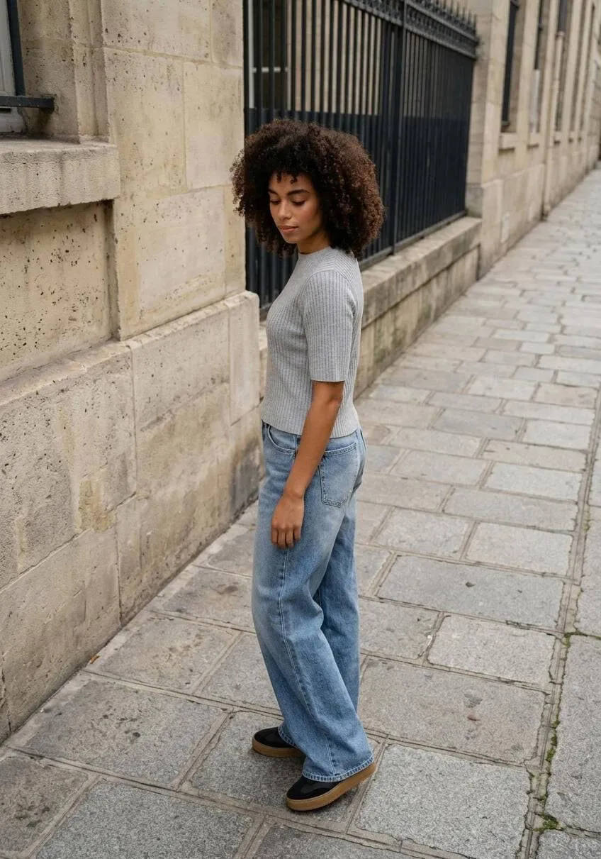 Notre-V Sneakers Anemone-63 Zwart, foto 5