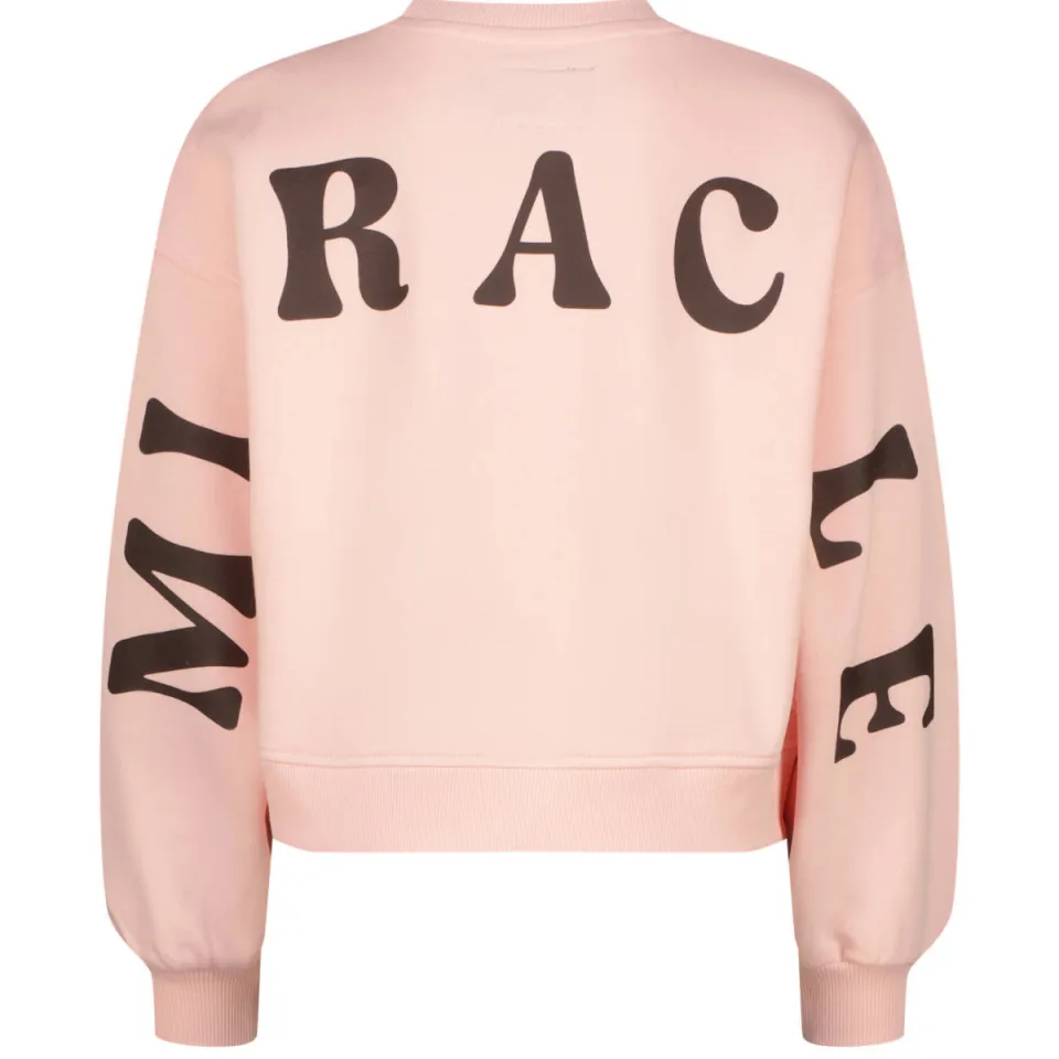 Raizzed sweater met logo - roze, foto 3