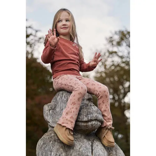 Little Dutch gebloemde flared broek roze, foto 3