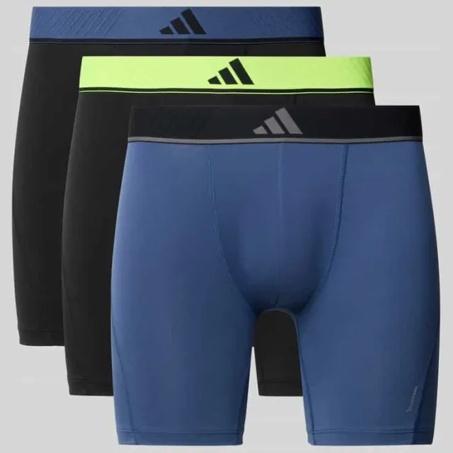Adidas Broek & boxershort met logostitching in set van 3 Geel