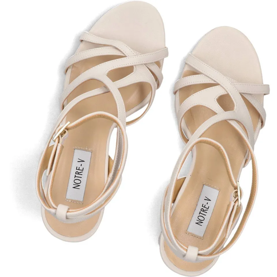 Notre-V Sandalen 42527 Wit, foto 5