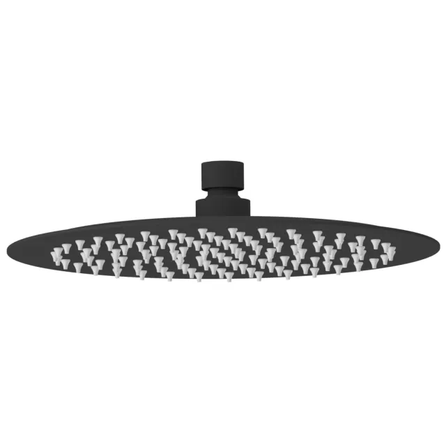 Sanilux Mia hoofddouche rond mat zwart