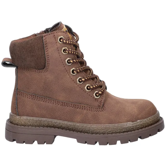Nelson Kids enkelboots met profielzool - bruin