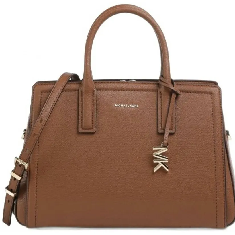 Michael Kors Laila medium handtas cognac, foto 2