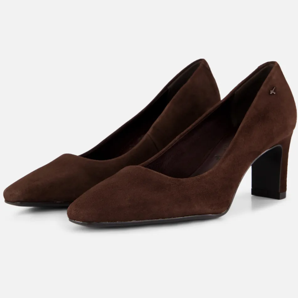 Tamaris pumps bruin, foto 3
