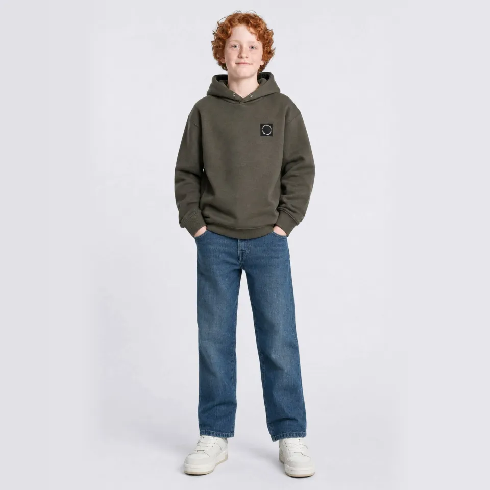Petrol Industries hoodie met logo - kaki, foto 4