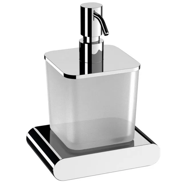 Sapho Zeepdispenser Sapho Flori Hangend 300 ML Chroom / Satijnglas