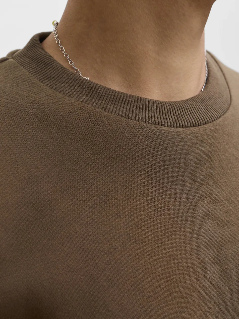 Jack & Jones ESSENTIALS relaxed fit sweater - bruin, foto 7