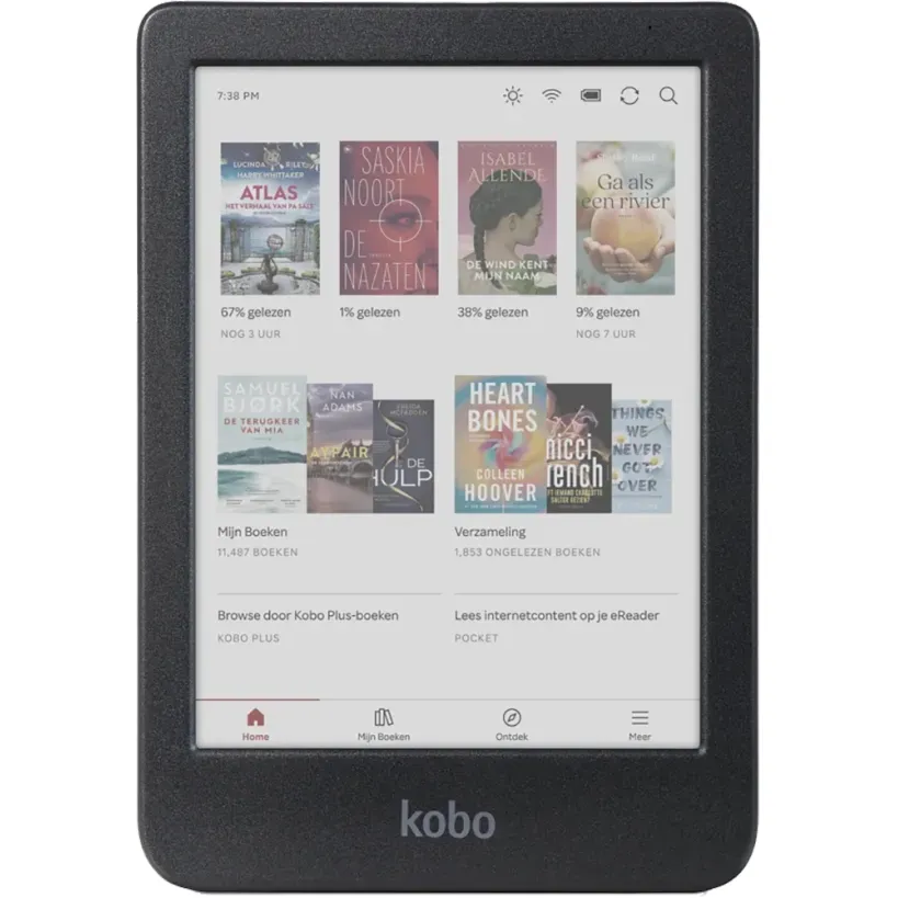 Kobo Clara Colour e-reader zwart, foto 2
